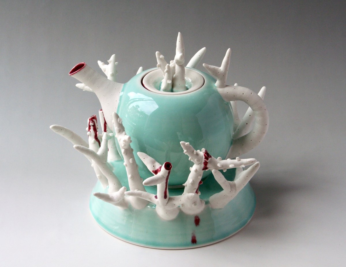 Denise McDonald, Coral Teapot, 2018, Photo Ellin Pooley
