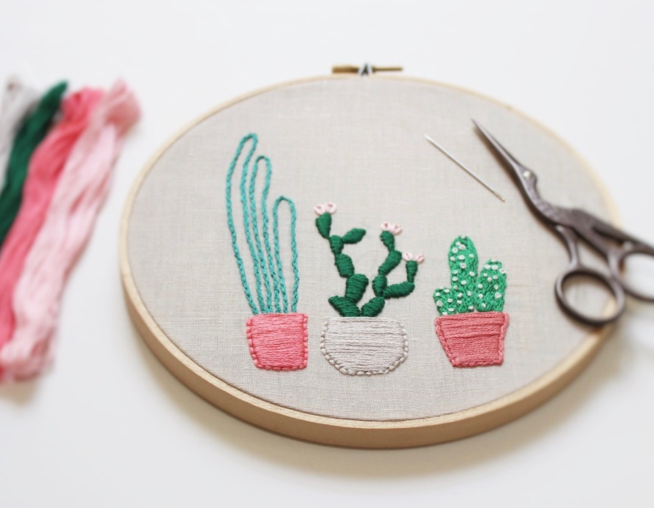 Hand Embroidery Workshops at Sew Make Create / Create with Us Workshops