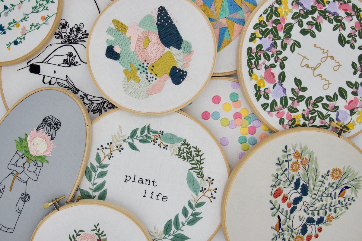 Modern Embroidery Threadfolk Workshop
