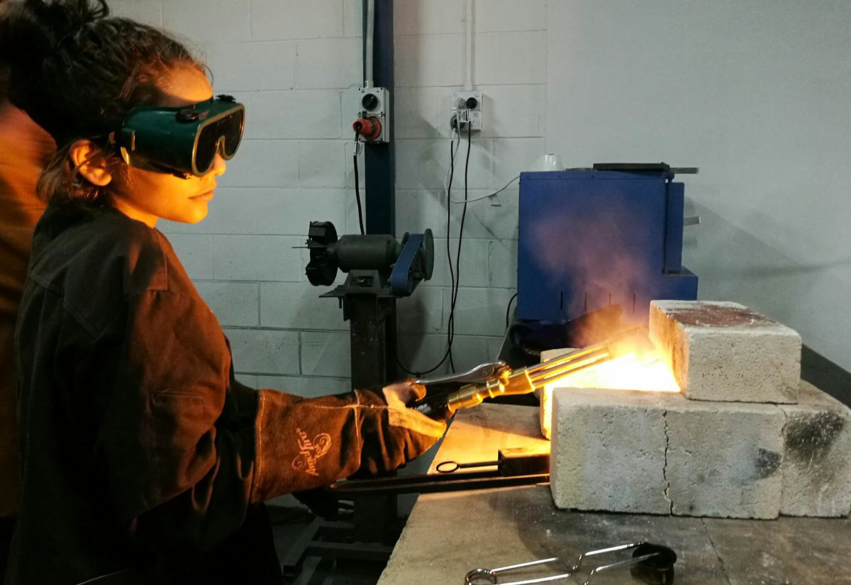 Maker Space & co sandcasting