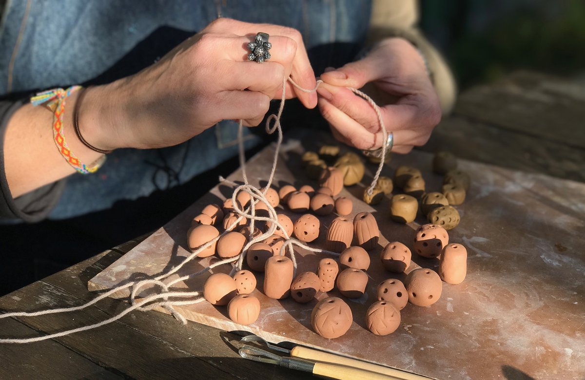 Mel Young preparing materials for Commuter Craft. Photo: Chrystie Longworth.